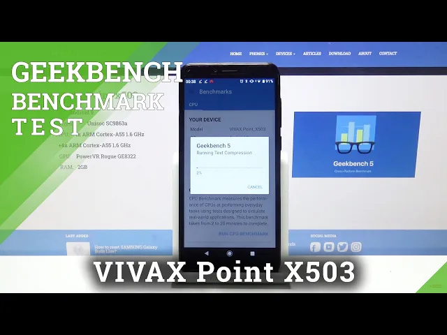 Video thumbnail for Geekbench 5 Benchmark Results on Vivax Point X503 - Efficiency Test