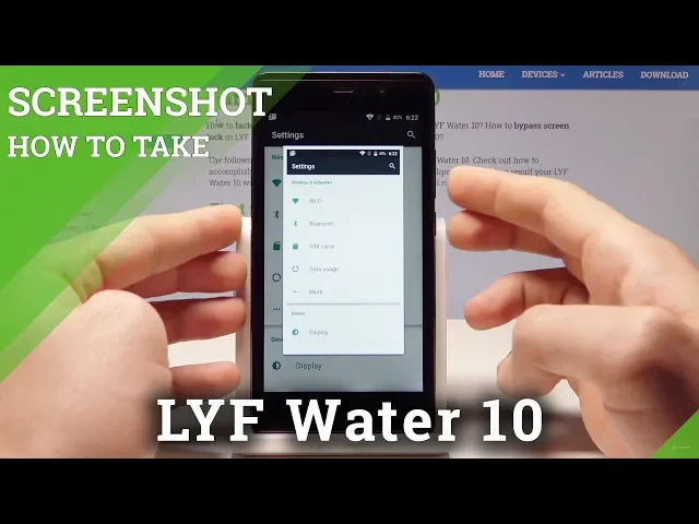 Video thumbnail for How to Take Screenshot in LYF Water 10 - Capture Screen