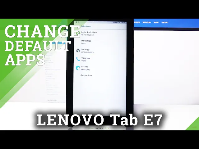 Video thumbnail for How to Change Default Apps in Lenovo Tab E7 - Manage Default Applications
