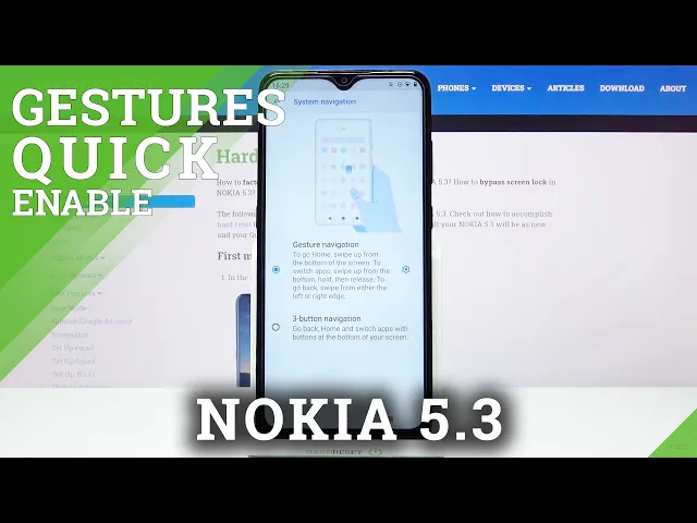 Video thumbnail for How to Change Gesture Sensivity in Nokia 5.3?