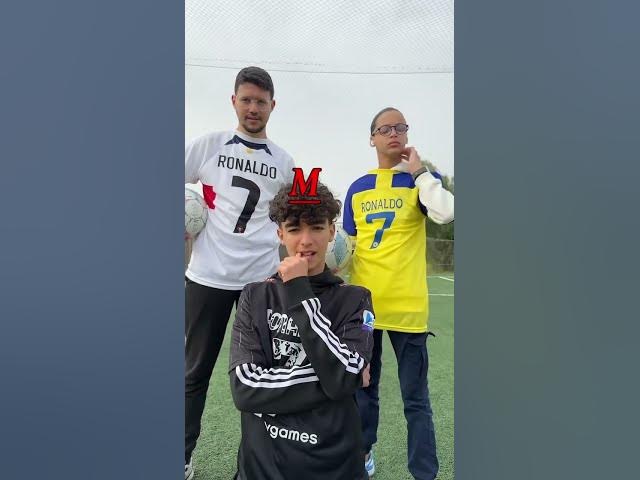 Video thumbnail for لاعب بهذا الحرف لعب مع كريستيانو رونالدو