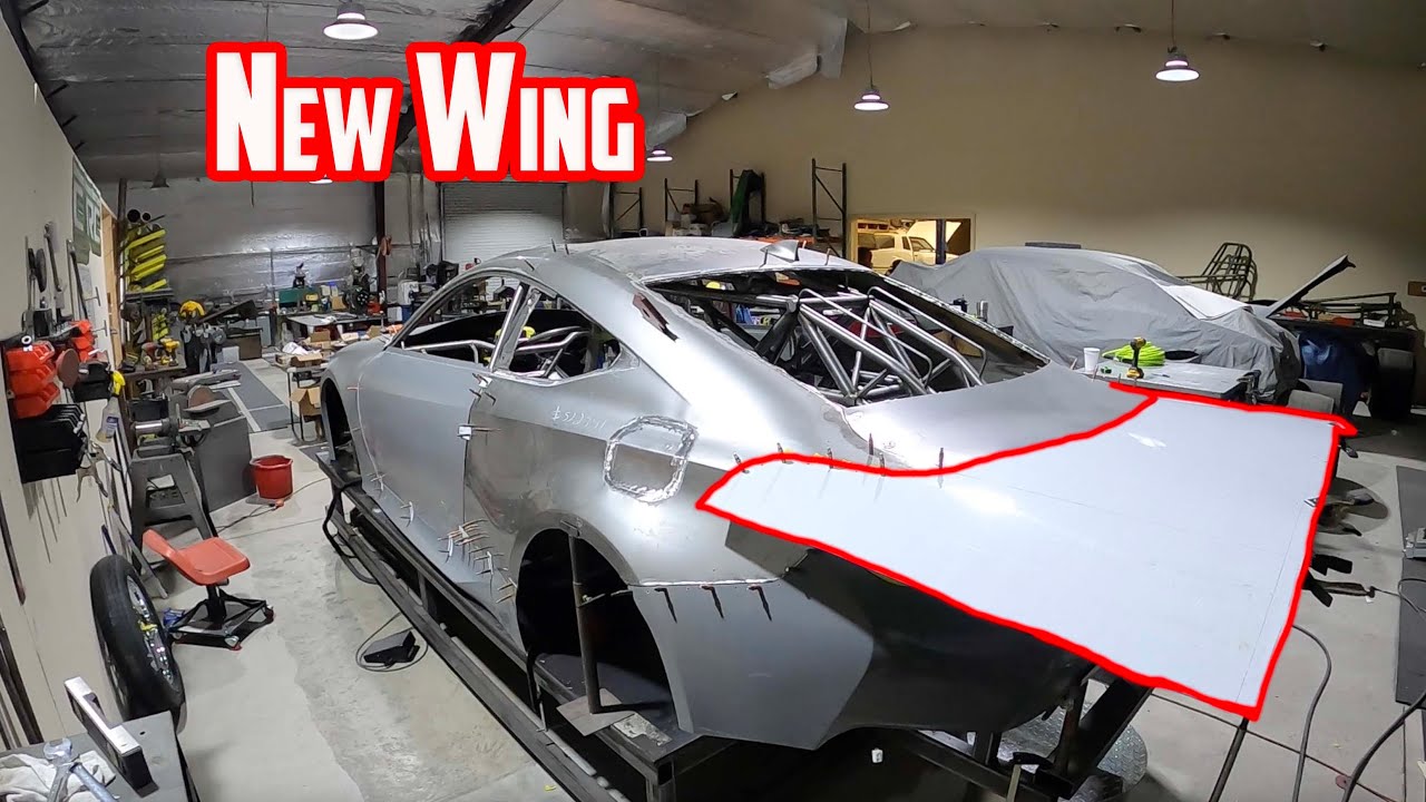 Video thumbnail for Building New Wing For Street Outlaw's No Prep Kings Car!!! Justin Swanstrom