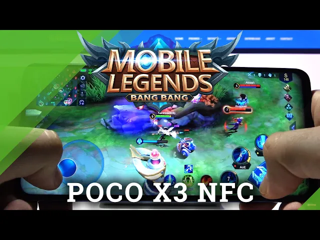 Video thumbnail for Mobile Legends on POCO X3 NFC – High Graphics Test