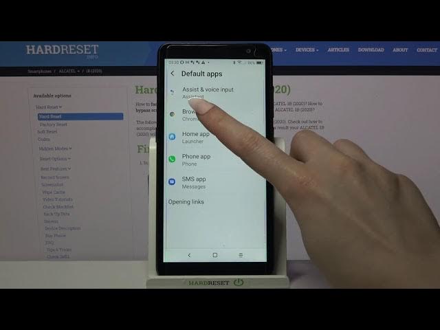 Video thumbnail for How to Change Default Apps in ALCATEL 1B (2020) – Manage Apps Settings