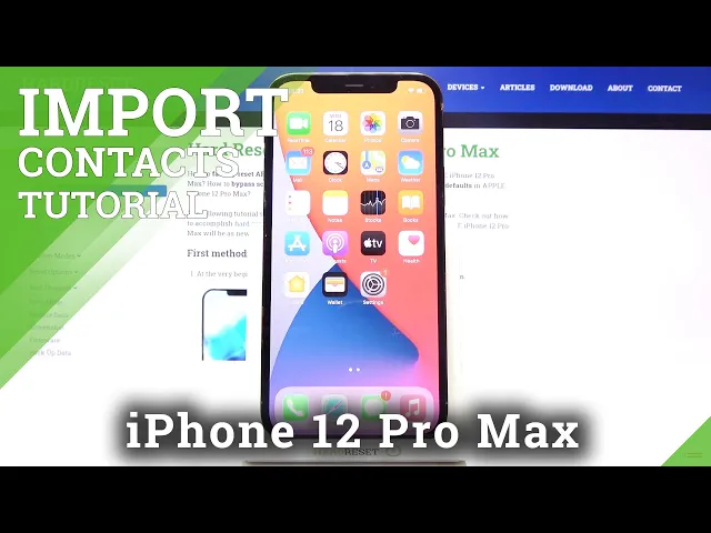 Video thumbnail for How to Sync Google Calendar on iPhone 12 Pro Max – Share Google Contacts