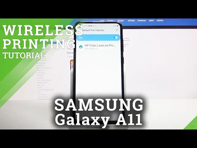 Video thumbnail for How to Connect Printer in SAMSUNG Galaxy A11 – Wireless Printer Connection