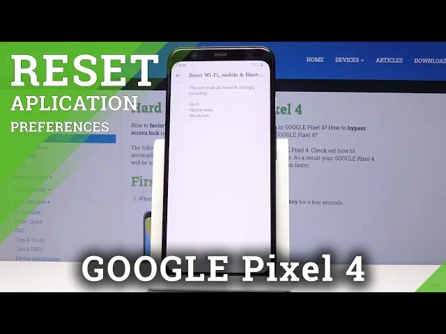 Video thumbnail for How to Reset Network Settings in GOOGLE Pixel 4 - Restore Network Defaults