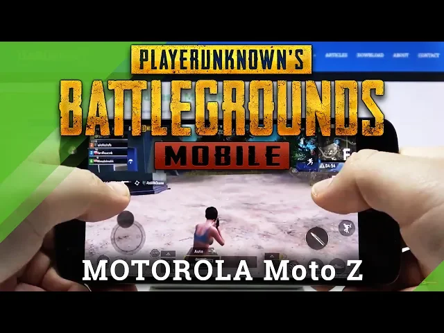 Video thumbnail for PubG on MOTOROLA Moto Z – PubG Game Performance