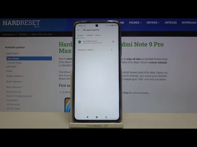 Video thumbnail for XIAOMI Redmi Note 9 Pro Max – Update Apps & Activate the Latest Apps Versions
