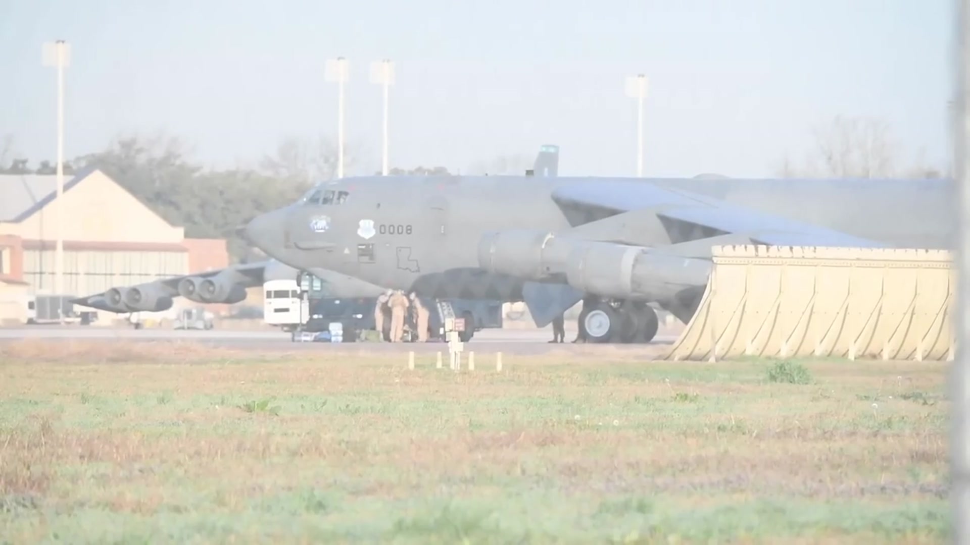 'Video thumbnail for B-52s Takeoff For Mideast (JAN 2021)'