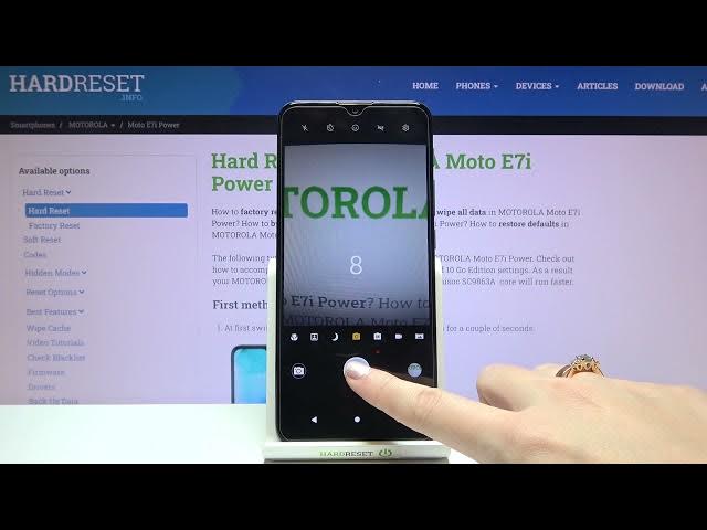 Video thumbnail for Take Burst Shot on MOTOROLA Moto E7i Power – Camera Additiotnal Modes