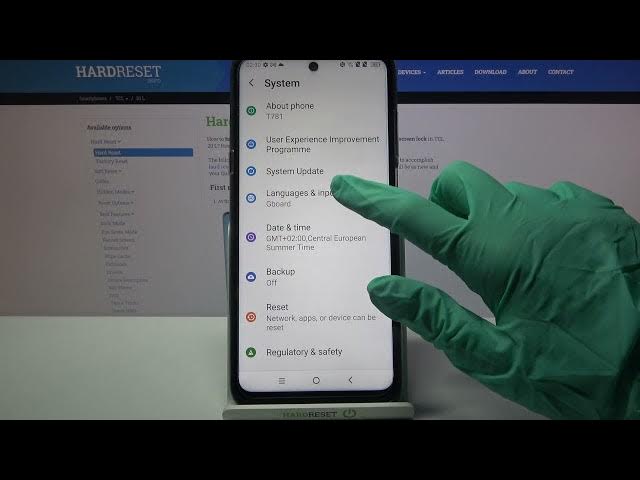 Video thumbnail for How to Enter Text Correction Options on TCL 20 L – Text Correction Settings