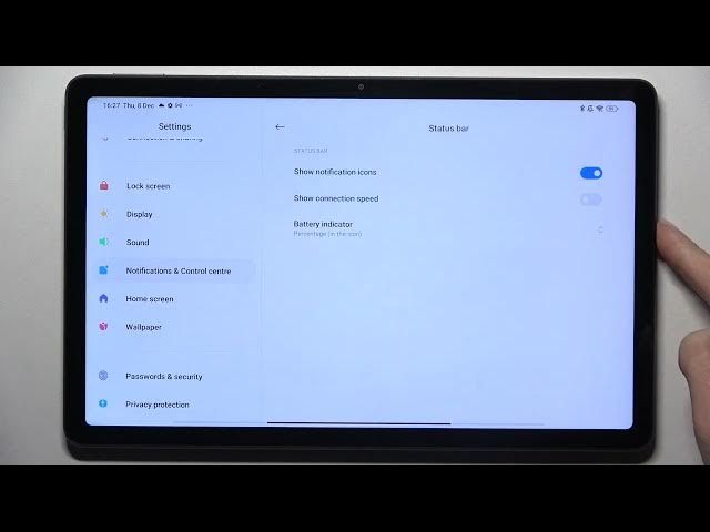 Video thumbnail for How to Show Battery Percentage in XIAOMI Redmi Pad – Status Bar Percentage