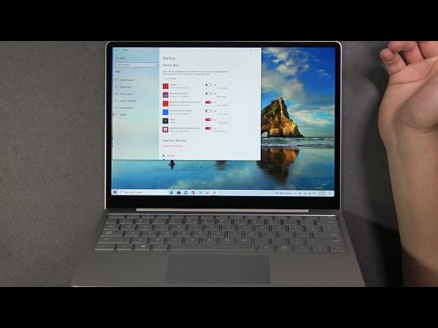 Video thumbnail for How to Adjust Startup Apps on MICROSOFT Surface Laptop Go – Turn On/Off Startup Apps
