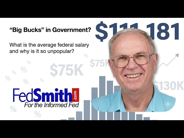 Video thumbnail for Average Federal Salary Hits $111,181 — Why So Many Federal Employees Don't Believe It