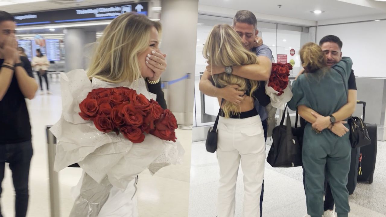 Video thumbnail for Brother And Sister Cry Tears Of Joy When They Hug Sibling They've Not Seen In Seven Years