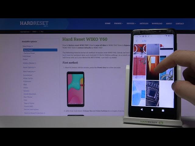 Video thumbnail for Wiko Y60 - Check the Static Wallpapers