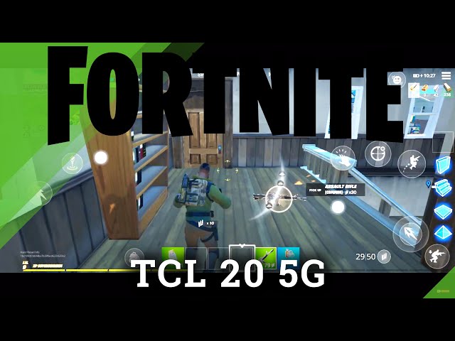 Video thumbnail for How Fortnite work in TCL 20 5G? (Screen Recording Game) Check the Quality of the Game