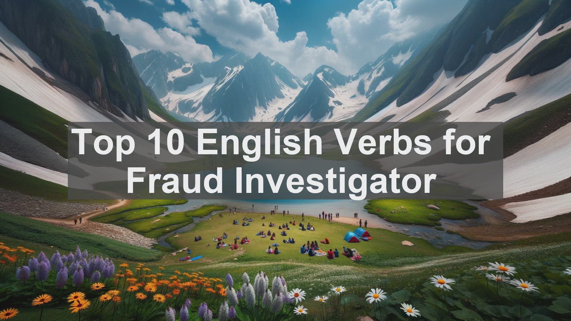 'Video thumbnail for Top 10 English Verbs for Fraud Investigator'