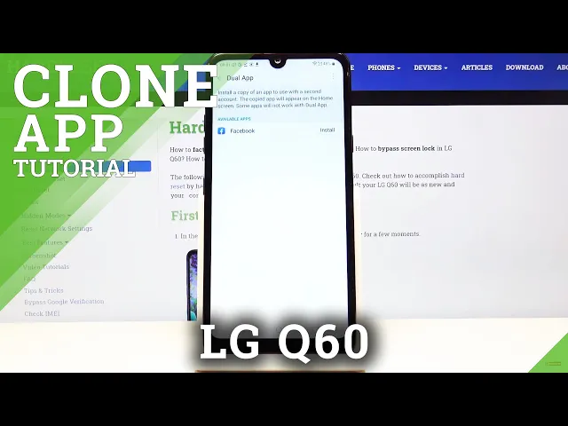 Video thumbnail for How to Use Dual Apps in LG Q60 – Clone Your Application