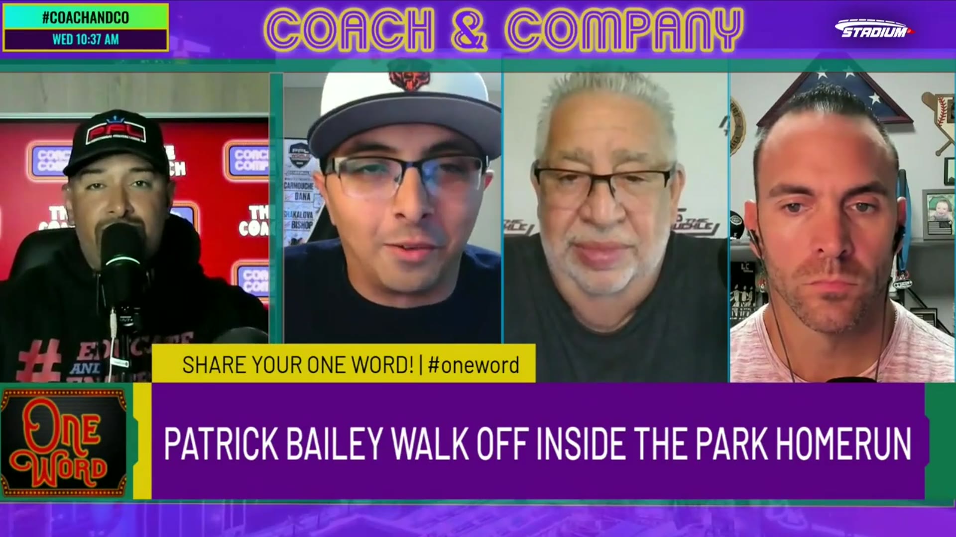 'Video thumbnail for One Word on Walk-off Inside the Park Home Run'