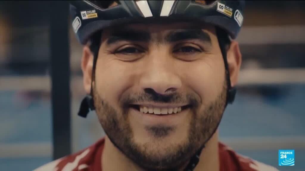 Video thumbnail for Cannes: Palestinian paracycling crew formed by amputee athletes from Gaza arrive