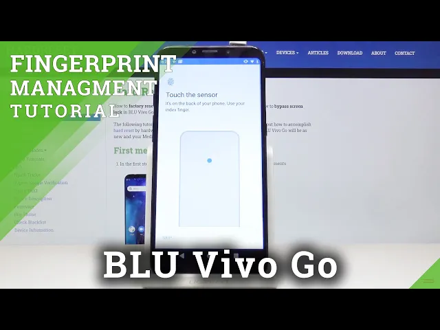 Video thumbnail for How to Set Up Fingerprint in BLU Vivo Go - Add Fingerprint