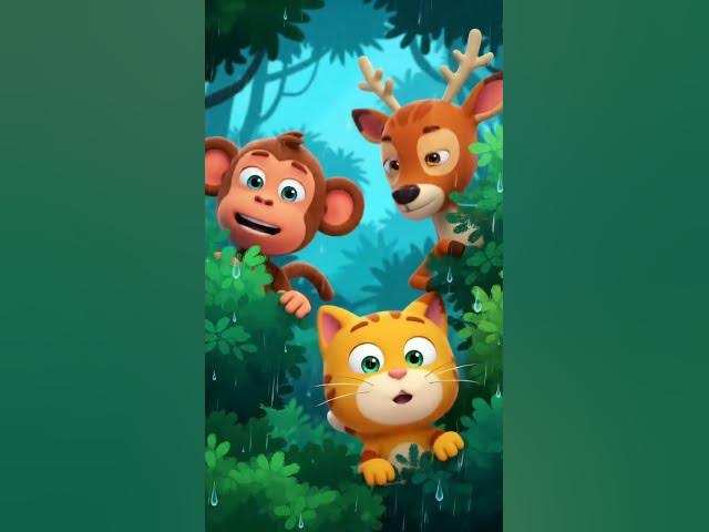 Video thumbnail for "Baarish ho ya jungle… style toh hona chahiye!#RaincoatLion"#RaincoatLion #CuteAnimals #JungleVibes
