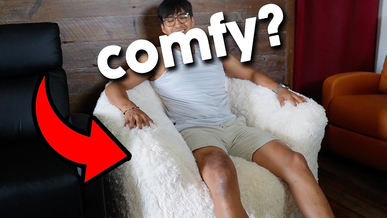 Video thumbnail for Testing Out The Homguava Giant Bean Bag Chair