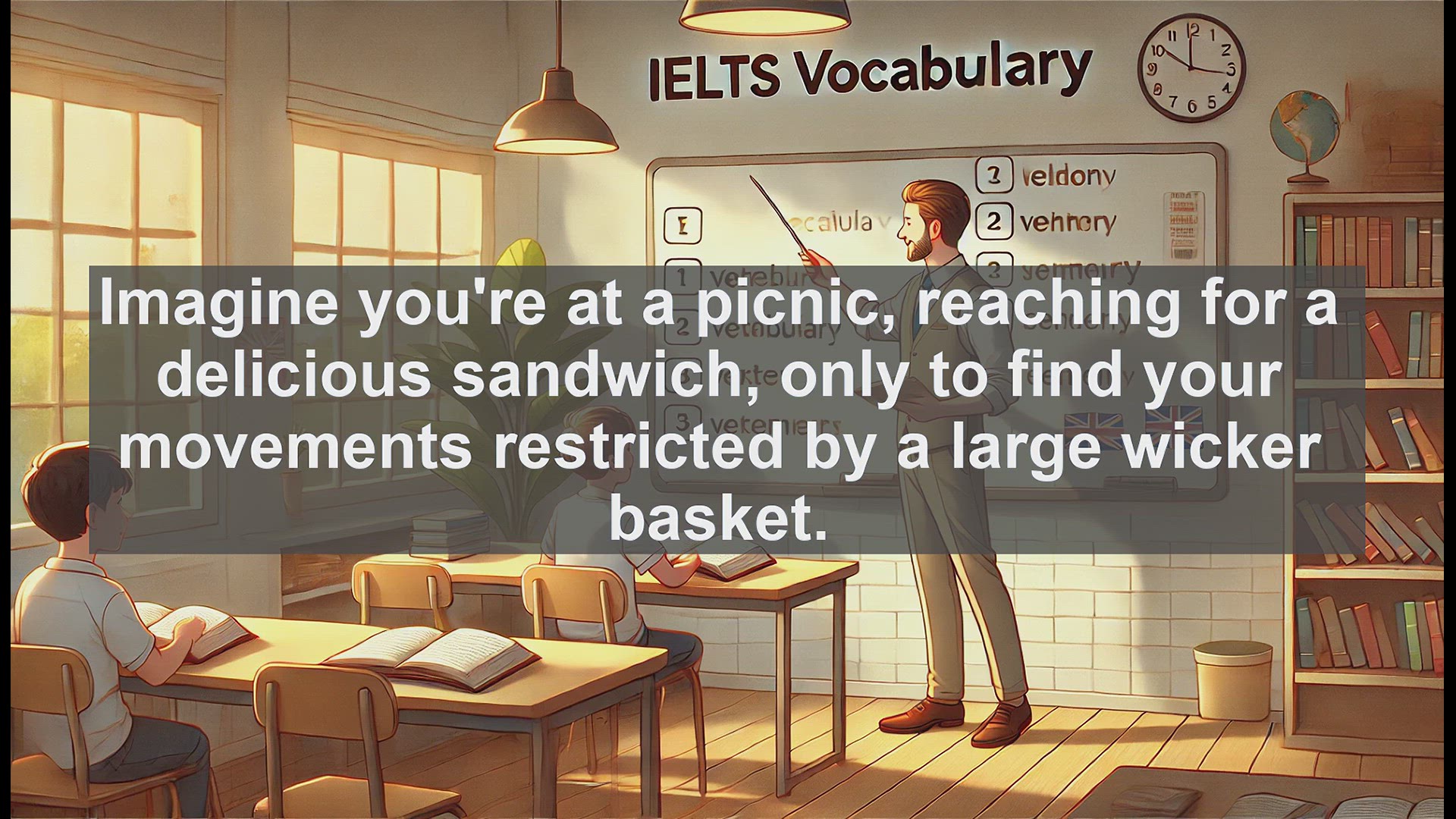 'Video thumbnail for 2000 Must Know IELTS 9.0 Vocabulary - Understanding 'Hamper': Boost Your IELTS Vocabulary'