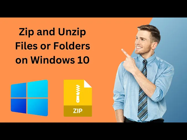 'Video thumbnail for How to Zip and Unzip Files  or Folders on Windows 10 PC | GearUpWindows Turtorial'