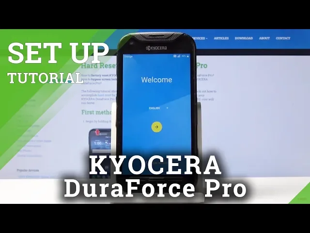 Video thumbnail for KYOCERA DuraForce Pro Set Up Process