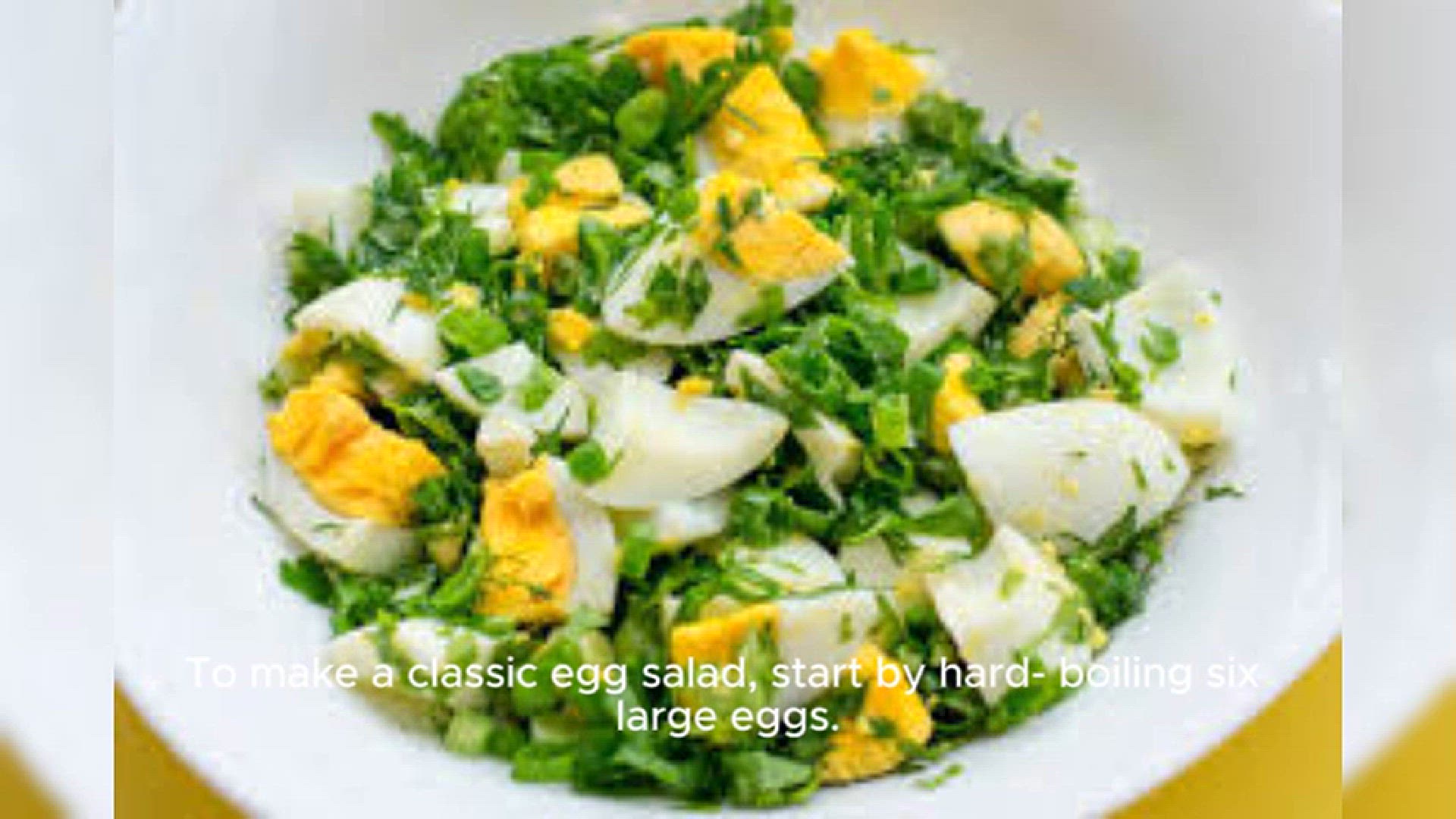 Video thumbnail for Egg salad recipe