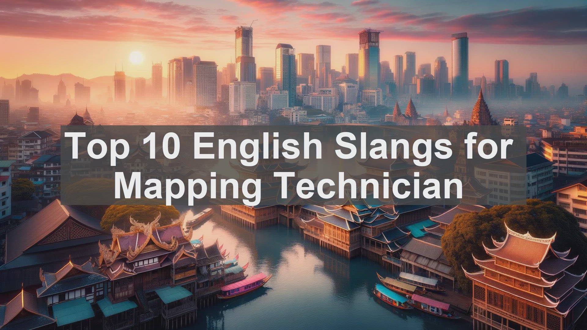 'Video thumbnail for Top 10 English Slangs for Mapping Technician'