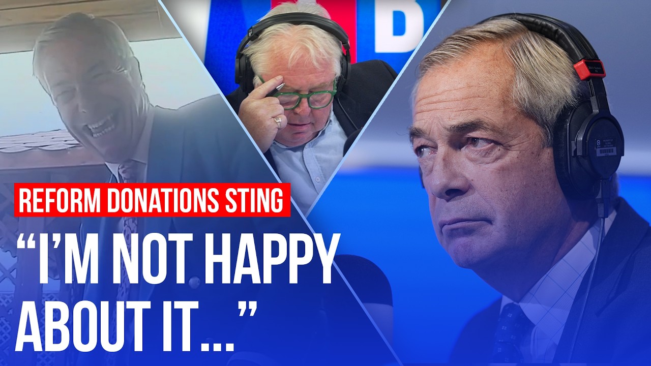 Video thumbnail for Nigel Farage breaks silence on Reform donations sting