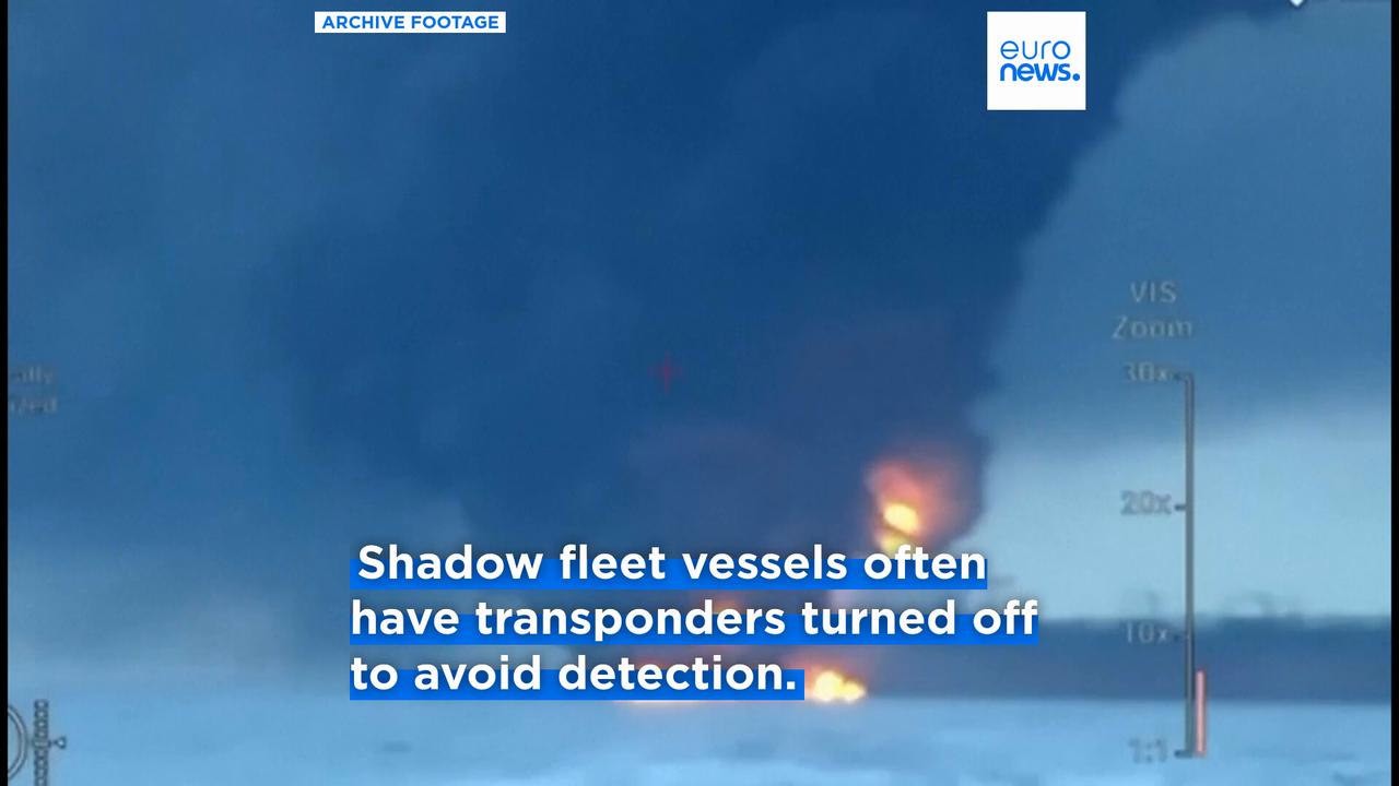 Video thumbnail for Ukrainian sea drones reportedly hit another Russian shadow fleet vessel in Black Sea