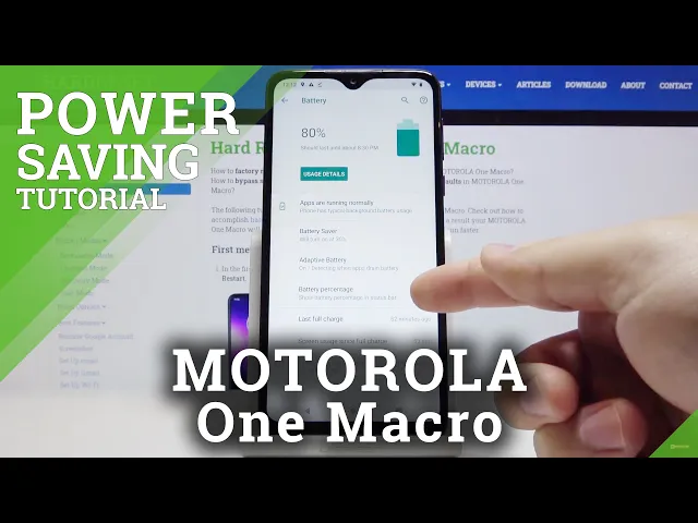 Video thumbnail for How to Enable Battery Percentage in Status Bar in MOTOROLA One Macro – Battery Usage Level