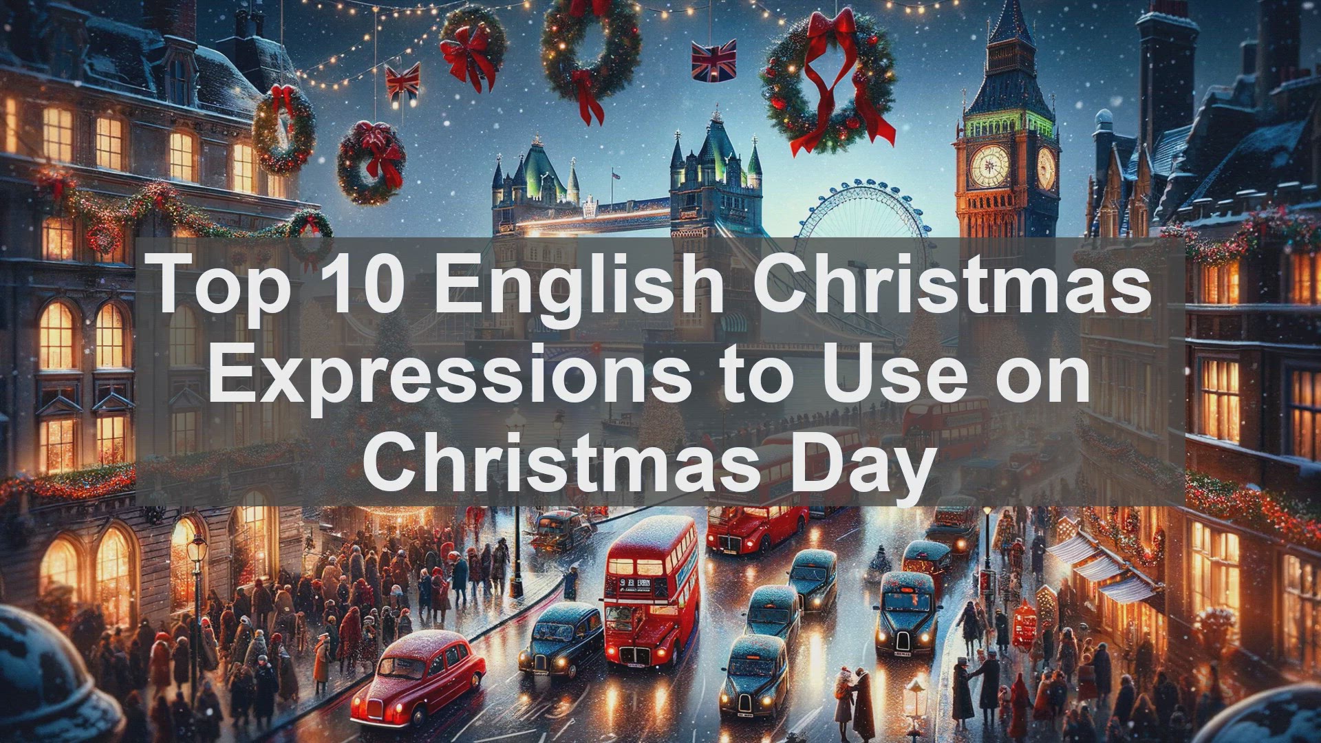 'Video thumbnail for Top 10 English Christmas Expressions to Use on Christmas Day'