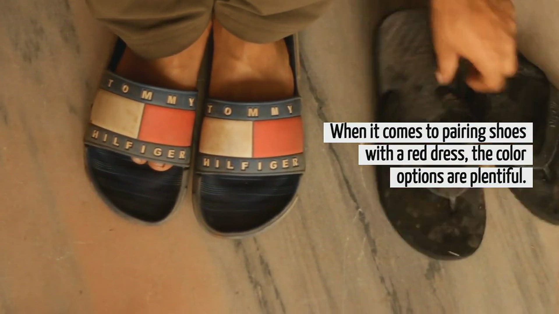 Video thumbnail for Red Dress What Color Shoes
