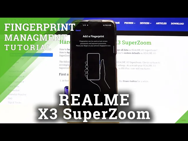 Video thumbnail for How to Add Fingerprint on REALME X3 SuperZoom – Lock Screen