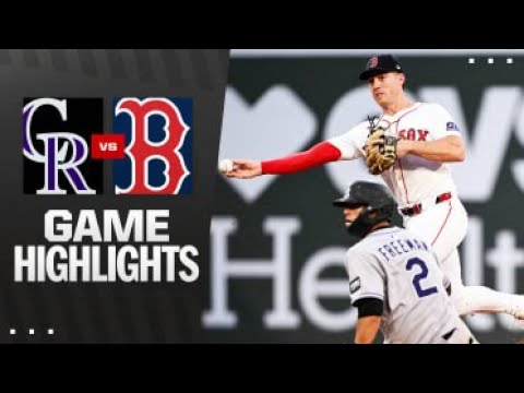 Video thumbnail for Colorado Rockies at Boston Red Sox Full-Game Highlights! | 07/07/2025