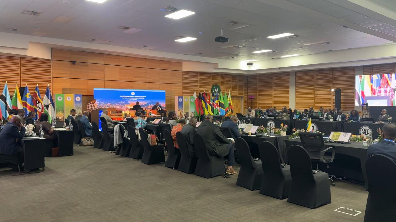 Video thumbnail for South Africa: SADC foreign ministers meet in South Africa’s Kruger National Park.