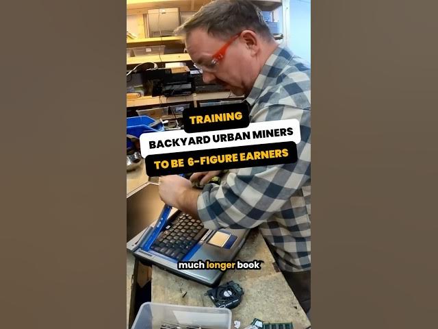 Video thumbnail for Training backyard urban miners to be 6-figure earners