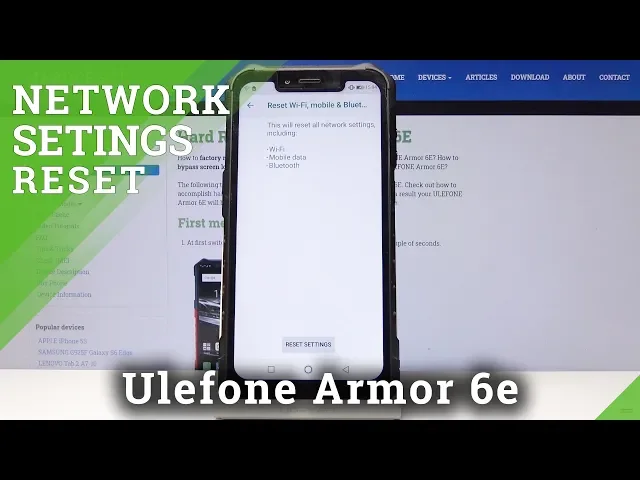 Video thumbnail for How to Restore Original Network Settings on Ulefone Armor 6E - Networks Reset
