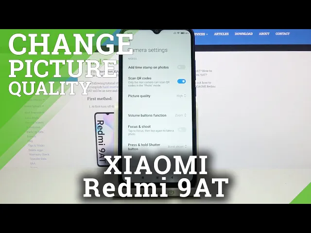 Video thumbnail for How to Change Picture Quality on XIAOMI Redmi 9AT – Set Up Photo Quality