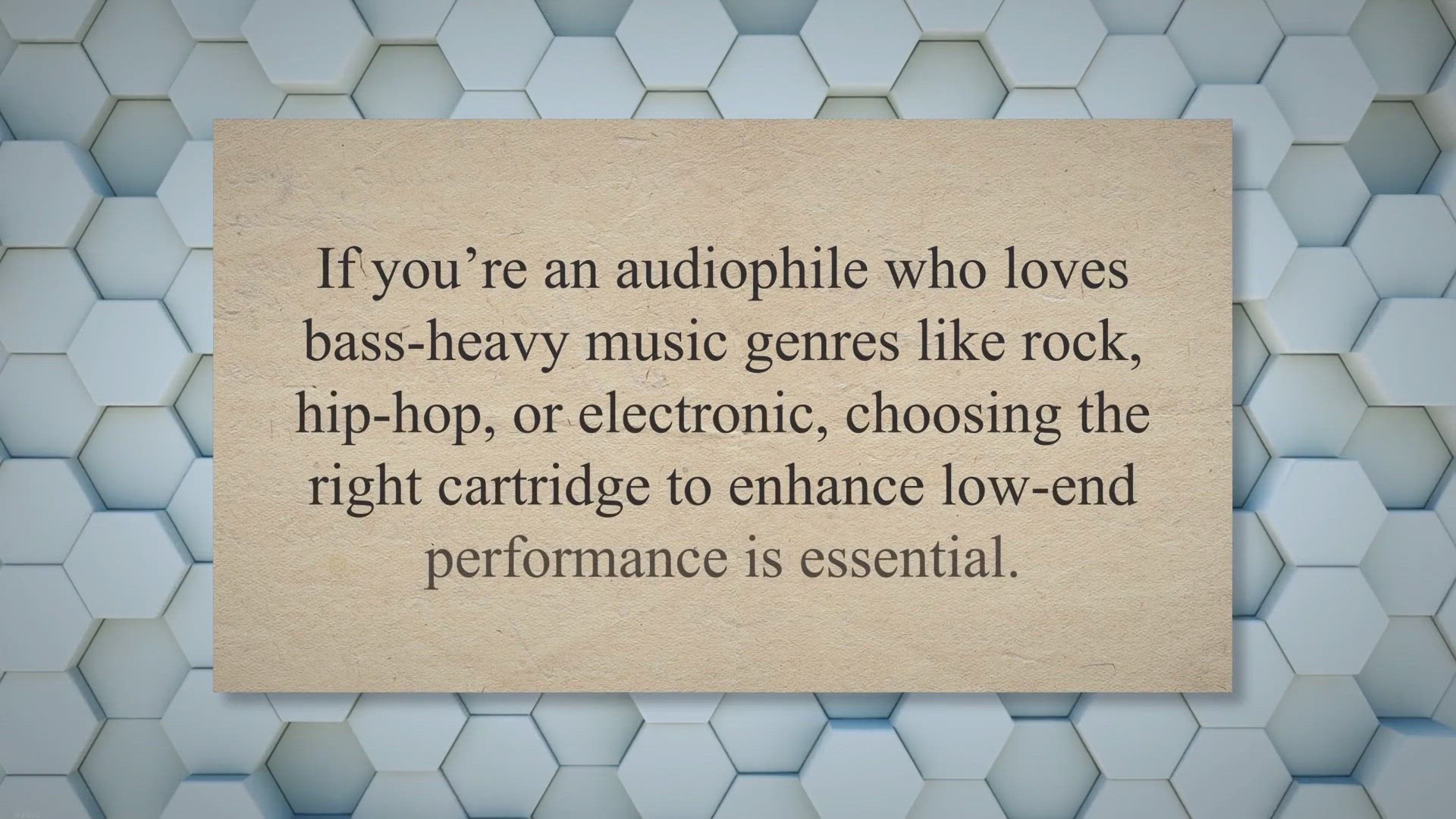 Video thumbnail for Best turntable cartridge for bass