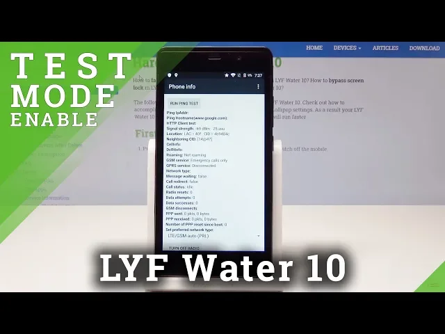 Video thumbnail for Codes LYF Water 10 - Test Menu / Secret Mode