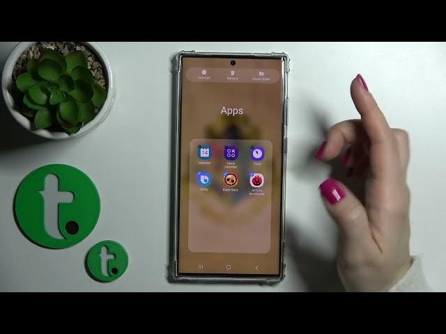 Video thumbnail for How to Create Home Screen Folders on Samsung Galaxy S23 Ultra