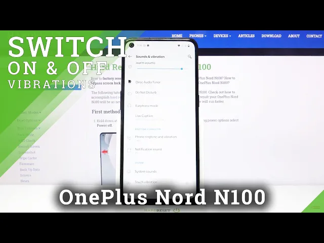 Video thumbnail for How to Change Vibration Pattern in OnePlus Nord N100 – Operate Vibration Settings