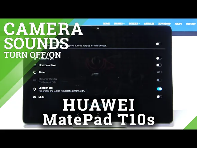 Video thumbnail for How to Turn On / Off Camera Sounds in HUAWEI MatePad T10s – Manage Camera Sound Feedback